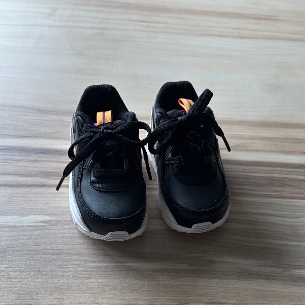 Toddler white and black air max